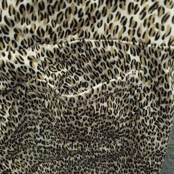 J. McLaughlin Women's 8 Animal Print Beige Leggings 30.5" 29.5" 8.5" - Picture 8 of 10